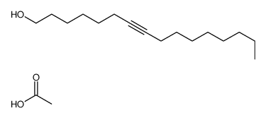 acetic acid,hexadec-7-yn-1-ol结构式