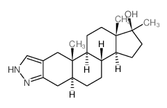 2'H-Androst-2-eno[3,2-c]pyrazol-17-ol,17-methyl-, (5a,17b)-结构式