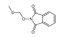 2-(甲基硫代甲氧基)异吲哚啉-1,3-二酮结构式