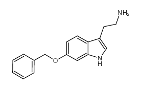 3-(2-氨基乙基)-6-苄氧基吲哚结构式