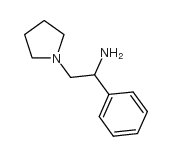1-苯基-2-吡咯烷-1-乙胺结构式