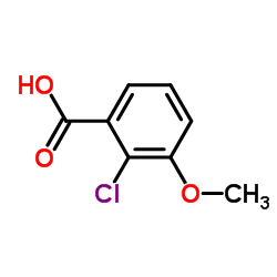 2-氯-3-甲氧基苯甲酸结构式
