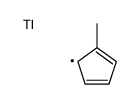 (1-methylcyclopenta-2,4-dien-1-yl)thallium Structure