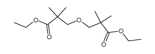 diethyl 2,2,2',2'-teramethyl-3,3'-oxydibutanoate结构式