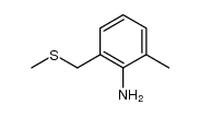(2-amino-3-methylphenyl)methyl methyl sulphide Structure