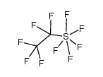pentafluoro(1,1,2,2,2-pentafluoroethyl)-λ6-sulfane结构式