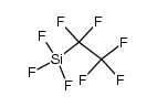 (pentafluoro ethyl) trifluoro silane Structure