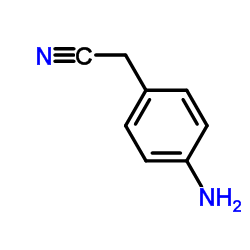 2-(4-Aminophenyl)acetonitrile structure