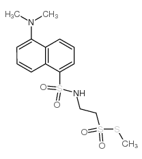 丹磺酰氨基乙基甲烷硫代磺酸盐结构式