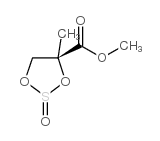(4S)-4-Methyl-2-oxo-[1,3,2]dioxathiolane-4-carboxylic Acid Methyl Ester结构式