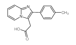 (2-对甲苯-咪唑并[1,2-a]吡啶-3-基)-乙酸结构式