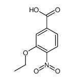 3-乙氧基-4-硝基苯甲酸结构式