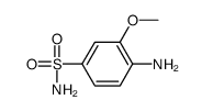 4-氨基-3-甲氧基苯-1-磺酰胺结构式