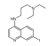 N',N'-diethyl-N-(7-iodoquinolin-4-yl)propane-1,3-diamine结构式