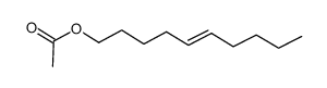 (E)-5-癸烯-1-乙酸酯结构式