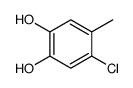 4-chloro-5-methylbenzene-1,2-diol结构式