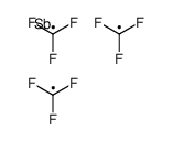 tris(trifluoromethyl)stibane Structure