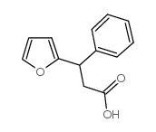 3-(2-呋喃基)-3-苯基丙酸结构式