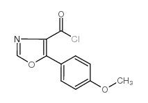 5-(4-METHOXYPHENYL)-1,3-OXAZOLE-4-CARBONYLCHLORIDE Structure