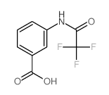Benzoicacid, 3-[(2,2,2-trifluoroacetyl)amino]- Structure