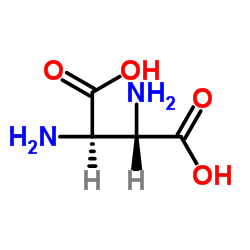 meso-α,β-二氨基琥珀酸结构式