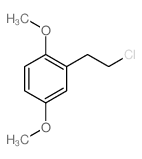 Benzene,2-(2-chloroethyl)-1,4-dimethoxy-结构式
