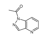 1-(1H-吡唑并[4,3-b]吡啶-1-基)乙酮结构式
