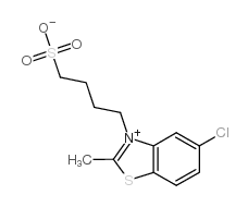 2-methyl-3-sulfobutyl-5-chlorobenzothiazolium, inner salt Structure