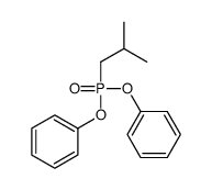 [2-methylpropyl(phenoxy)phosphoryl]oxybenzene结构式