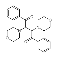 1,4-Butanedione,2,3-di-4-morpholinyl-1,4-diphenyl-结构式