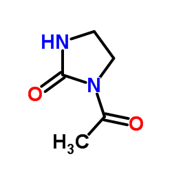 N-乙酰基-2-咪唑烷酮结构式