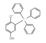 (2,5-Dihydroxyphenyl)-triphenyl-phosphanium Structure
