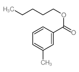 pentyl 3-methylbenzoate structure