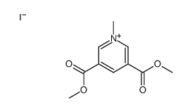 dimethyl 1-methylpyridin-1-ium-3,5-dicarboxylate,iodide Structure