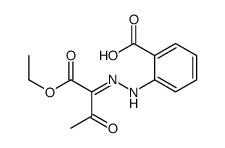 2-[2-(1-ethoxy-1,3-dioxobutan-2-ylidene)hydrazinyl]benzoic acid结构式