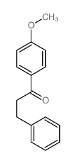 1-(4-methoxyphenyl)-3-phenyl-propan-1-one Structure