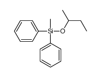 butan-2-yloxy-methyl-diphenylsilane结构式
