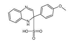 2-(4-methoxyphenyl)-1H-quinoxaline-2-sulfonic acid结构式