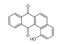 1-hydroxybenzo[a]anthracene-7,12-dione结构式