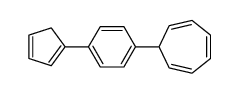 7-(4-cyclopenta-1,3-dien-1-ylphenyl)cyclohepta-1,3,5-triene Structure