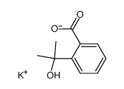 2-(α-hydroxy-isopropyl)-benzoic acid, potassium salt Structure