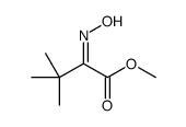methyl 2-hydroxyimino-3,3-dimethylbutanoate结构式