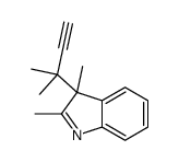 2,3-dimethyl-3-(2-methylbut-3-yn-2-yl)indole Structure