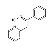 1-phenyl-2-[2]pyridyl-ethanone-(E)-oxime Structure