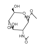 1-N-acetyl-2-acetamido-beta-glucopyranosylamine结构式