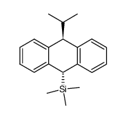 trans-9-isopropyl-10-(trimethylsilyl)-9,10-dihydroanthracene结构式