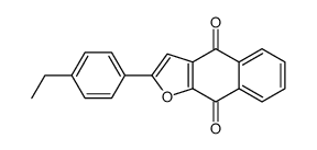 2-(4-ethylphenyl)benzo[f][1]benzofuran-4,9-dione结构式