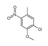 1-氯-2-甲氧基-5-甲基-4-硝基苯结构式