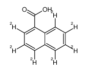 1-Naphthoic Acid-d7 Structure