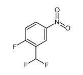2-(difluoromethyl)-1-fluoro-4-nitrobenzene Structure